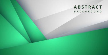 Metin ve mesaj tasarımı modern web sitesi için yeşil boyut gri vektör illüstrasyon mesaj panosu