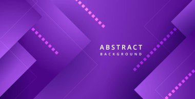 Asgari geometrik mor soyut arkaplan, dinamik şekil bileşimi iniş sayfası arkaplanı.