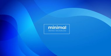 Basit moda moda tasarım pankartı arka planına sahip asgari mavi sıvı gradyan rengi. eps10 vektörü