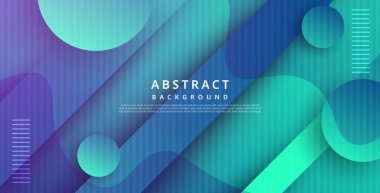 soyut yeşil mavi renk, gölge ışık katmanları geometrik arkaplan.