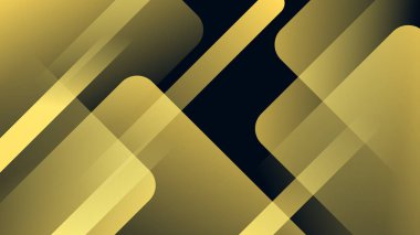 Soyut koyu sarı ışık sıvı rengi ve geometrik şekil arkaplanı. eps10 vektörü