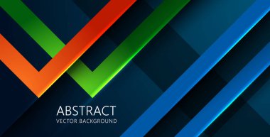 Asgari geometrik renkli soyut arkaplan, dinamik şekilli kompozisyon iniş sayfası arkaplanı. eps10 vektörü