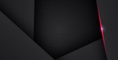 soyut açık kırmızı siyah uzay çerçeve düzeni teknoloji üçgeni konsepti gri doku arkaplanı.