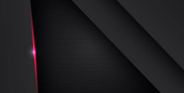 soyut açık kırmızı siyah uzay çerçeve düzeni teknoloji üçgeni konsepti gri doku arkaplanı.