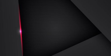 soyut açık kırmızı siyah uzay çerçeve düzeni teknoloji üçgeni konsepti gri doku arkaplanı.