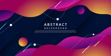 Asgari geometrik renkli soyut arkaplan, dinamik şekilli kompozisyon iniş sayfası arkaplanı. eps10 vektörü