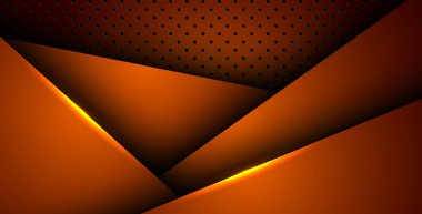 Soyut turuncu ışık arka plan gradyan şekilleri. turuncu daire örgüsü dekorasyonu. eps10 vektörü