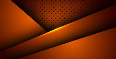 Soyut turuncu ışık arka plan gradyan şekilleri. turuncu daire örgüsü dekorasyonu. eps10 vektörü