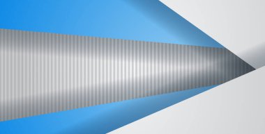 geometrik dikdörtgen desenli soyut mavi gri renk arka plan örtüşüyor. eps10 vektörü