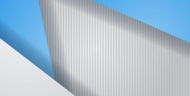 geometrik dikdörtgen desenli soyut mavi gri renk arka plan örtüşüyor. eps10 vektörü