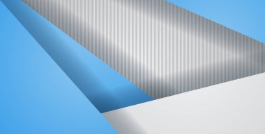 geometrik dikdörtgen desenli soyut mavi gri renk arka plan örtüşüyor. eps10 vektörü