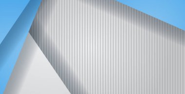 geometrik dikdörtgen desenli soyut mavi gri renk arka plan örtüşüyor. eps10 vektörü