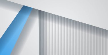 geometrik dikdörtgen desenli soyut mavi gri renk arka plan örtüşüyor. eps10 vektörü