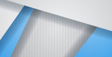 geometrik dikdörtgen desenli soyut mavi gri renk arka plan örtüşüyor. eps10 vektörü