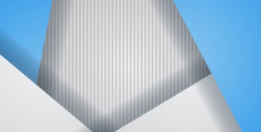 geometrik dikdörtgen desenli soyut mavi gri renk arka plan örtüşüyor. eps10 vektörü