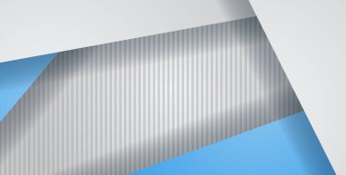 geometrik dikdörtgen desenli soyut mavi gri renk arka plan örtüşüyor. eps10 vektörü