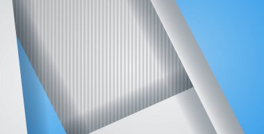 geometrik dikdörtgen desenli soyut mavi gri renk arka plan örtüşüyor. eps10 vektörü