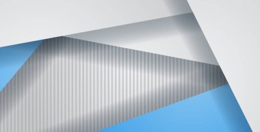 geometrik dikdörtgen desenli soyut mavi gri renk arka plan örtüşüyor. eps10 vektörü