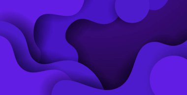 soyut mor renkli kağıt kesimi dalgalı örtüşen katmanlar arka plan.