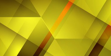 Asgari geometrik sarı gradyan renk soyut arkaplan, dinamik şekil bileşimi iniş sayfası arkaplanı.