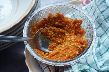 Sambal bakso ya da sambal köfteli çorba..                                                             