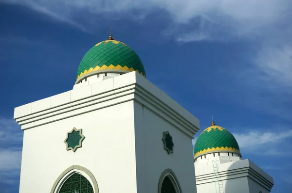 Sangatta Borneo Orientale Indonesia Gennaio 2020 Fuori Dall Edificio Moschea — Foto Stock
