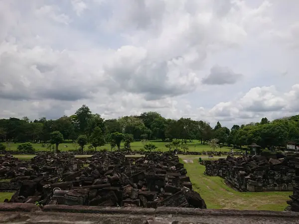 Editorial Ruinas Miles Templos Candi Sewu Noviembre 2022 Yogyakarta Turístico —  Fotos de Stock
