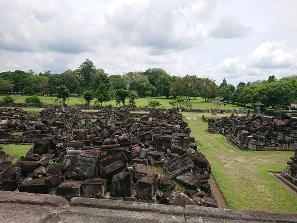Editorial Ruinas Miles Templos Candi Sewu Noviembre 2022 Yogyakarta Turístico —  Fotos de Stock