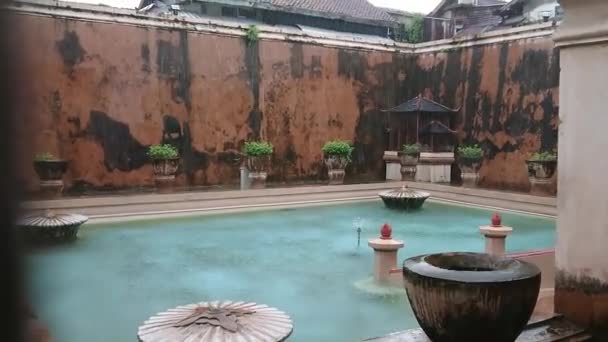 Footege Editorial Taman Sari Νοέμβριος 2022 Yogyakarta Κάποιοι Τουρίστες Δει — Αρχείο Βίντεο