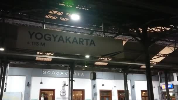 Editorial Imagens Yogyakarta Yogya Jogja Jogjakarta Movimento Entre Faixa Sinal — Vídeo de Stock