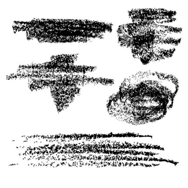 Διάνυσμα Scribble Crayon Αφηρημένο Σχήμα Που Απομονώνονται Λευκό — Διανυσματικό Αρχείο