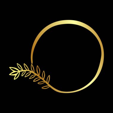 Çiçek Sınırı - Altın Çember - Tutik - Çizim 01-02