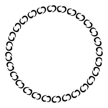 Çiçek Sınırı - Çizim - Çember 01 013A