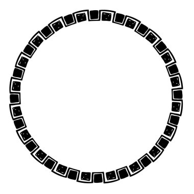 Çiçek Sınırı - Çizim - Çember 01 08A