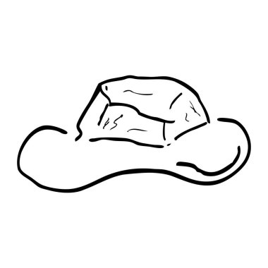 buz küpü, el çizimi basit vektör