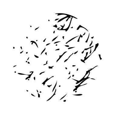 Çember çizimi, basit vektör el çizimi karalama