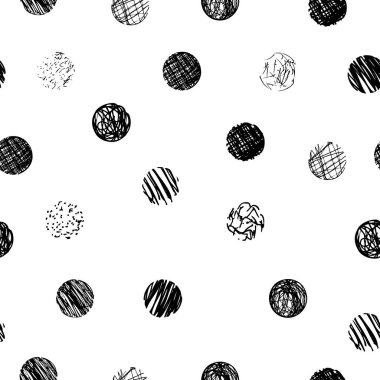 Kusursuz arkaplan çizimi, basit vektör el çizimi karalama