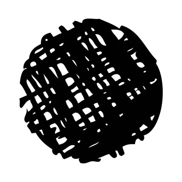 Çember çizimi, basit vektör el çizimi karalama