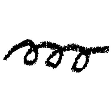 Pastel boya, basit vektör karalama el çizimi.