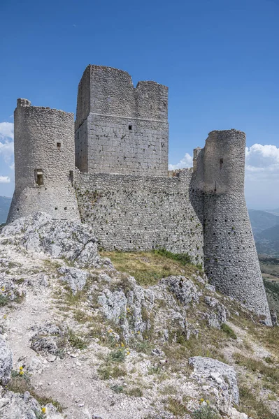 Das Wunderschöne Schloss Von Rocca Calascio Und Der Film Ladyhawke — Stockfoto