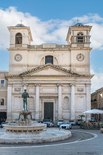 Aquila Italien 2022 Den Vackra Duomo Aquila — Stockfoto