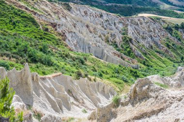 Calanchi di Atri muazzam ve şaşırtıcı çamurlu formasyonlarıyla