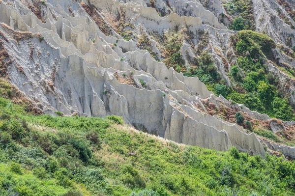 Los Calanchi Atri Con Sus Estupendas Sorprendentes Formaciones Arcillosas —  Fotos de Stock