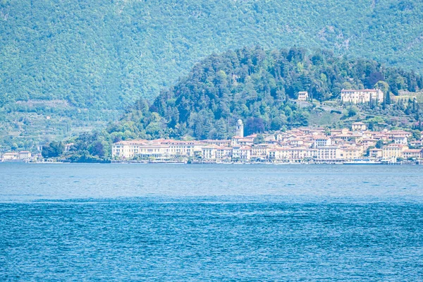 Panorama Półwyspu Bellagio Nad Jeziorem Como — Zdjęcie stockowe