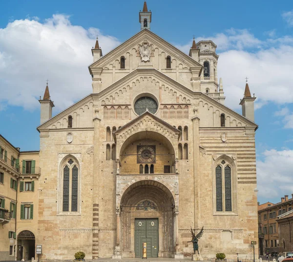 Verona Italia 2022 Hermosa Catedral Verona — Foto de Stock