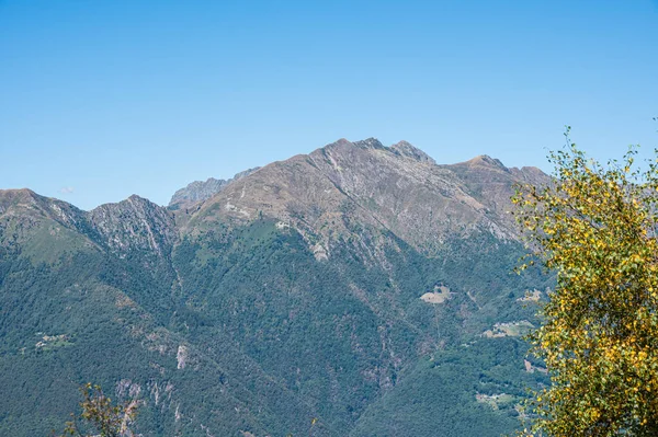 Toppen Monte Limidario Eller Gridone Piemonte — Stockfoto