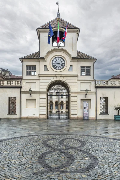 Venaria Włochy 2022 Wieża Wejściowa Pałacu Królewskiego Savoy Venaria Reale — Zdjęcie stockowe