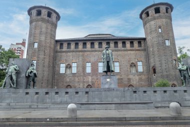 Torino, İtalya - 05-06-2022: Torino 'daki Güzel Madama Sarayı