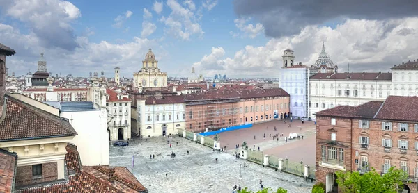 Мбаппе Италия 2022 Широкоугольный Вид Воздуха Площадь Кастро Мбаппе Красивым — стоковое фото