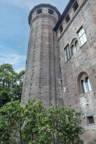 Torre Del Palacio Madama Turín — Foto de Stock
